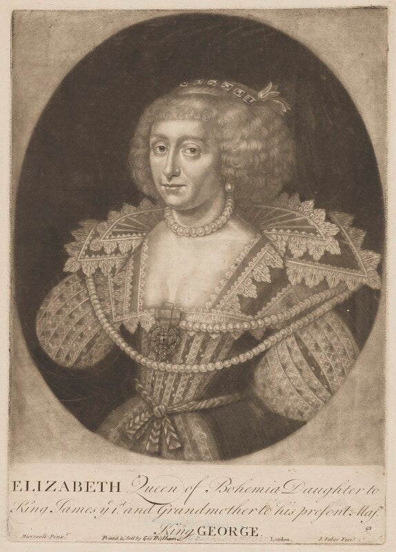 Princess elizabeth, queen of bohemia and electress palatine npg d32639