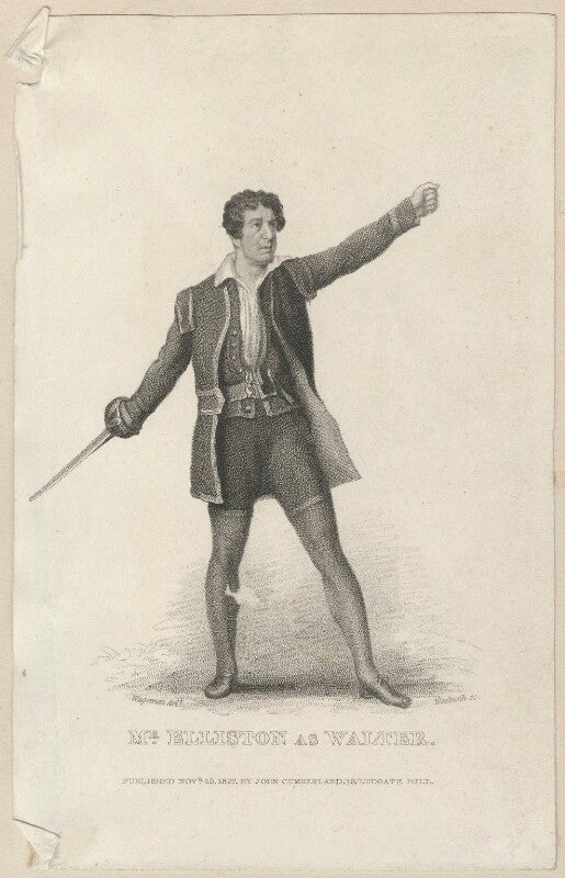 Robert william elliston as walter npg d38547