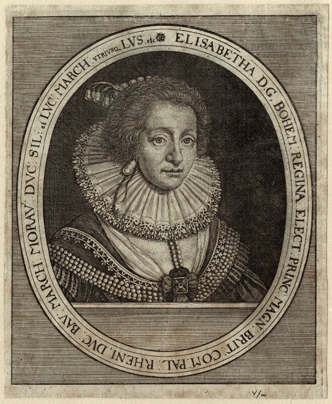 Princess elizabeth, queen of bohemia and electress palatine npg d25751