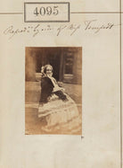 Unknown woman ('Reproduction by order of Miss Tempest') NPG Ax54110