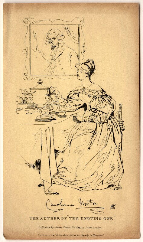 Caroline elizabeth sarah norton (née sheridan, later lady stirling maxwell) npg d10936