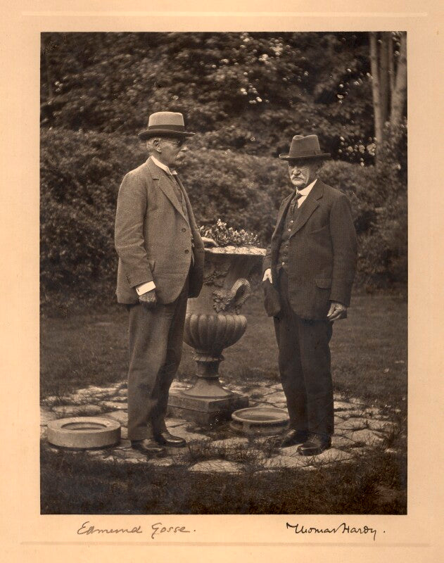 Sir edmund william gosse; thomas hardy npg x17364