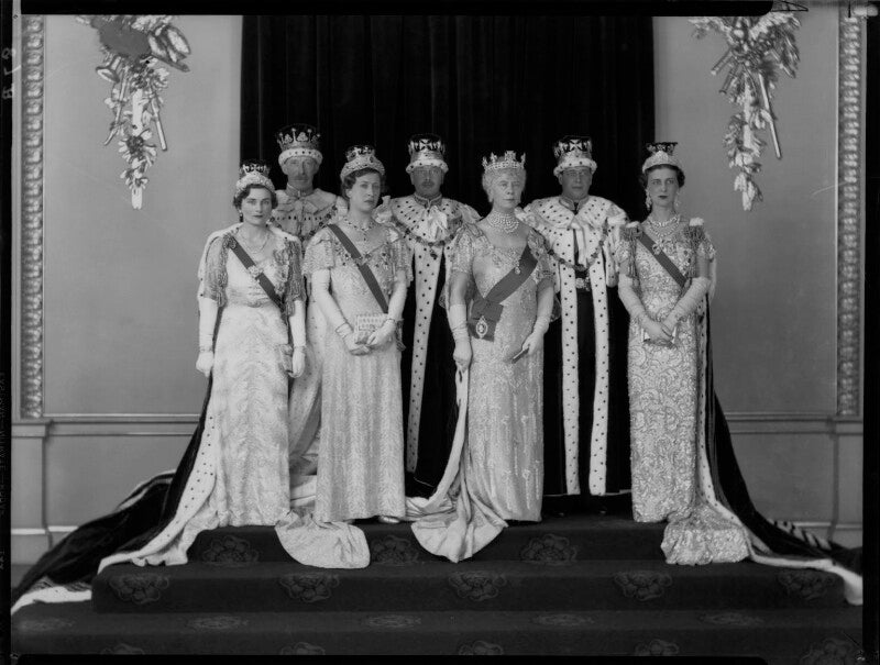 Royal group on the occasion of the coronation of king george vi npg x32328