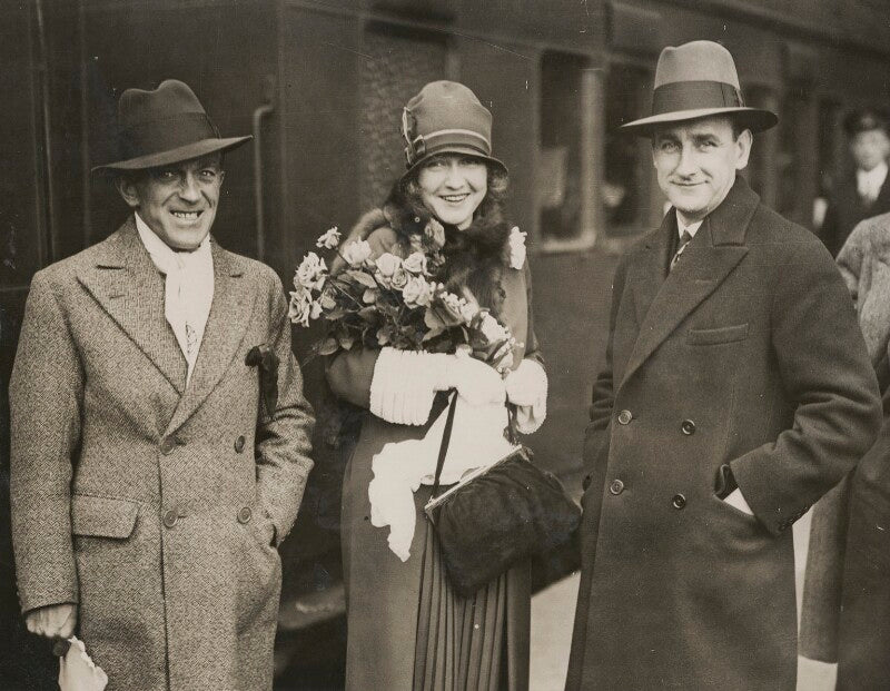 Nelson waite keys; dorothy gish; herbert wilcox npg x198465