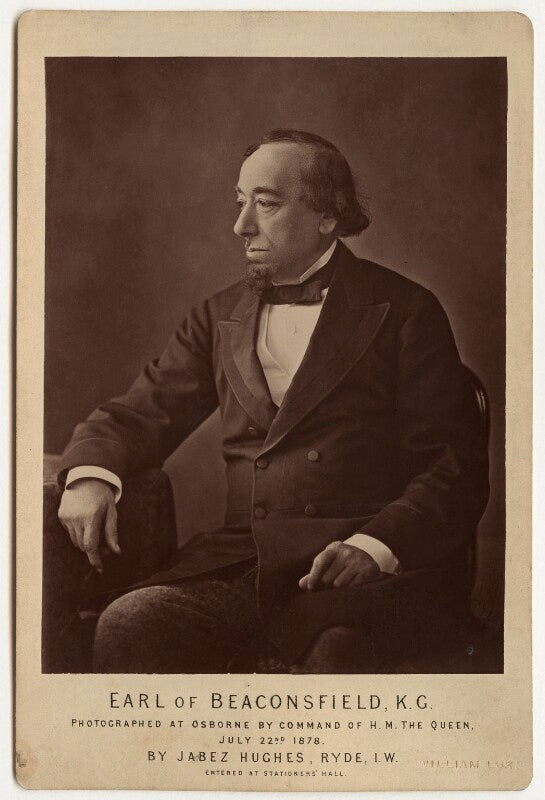 Benjamin disraeli, earl of beaconsfield npg x666