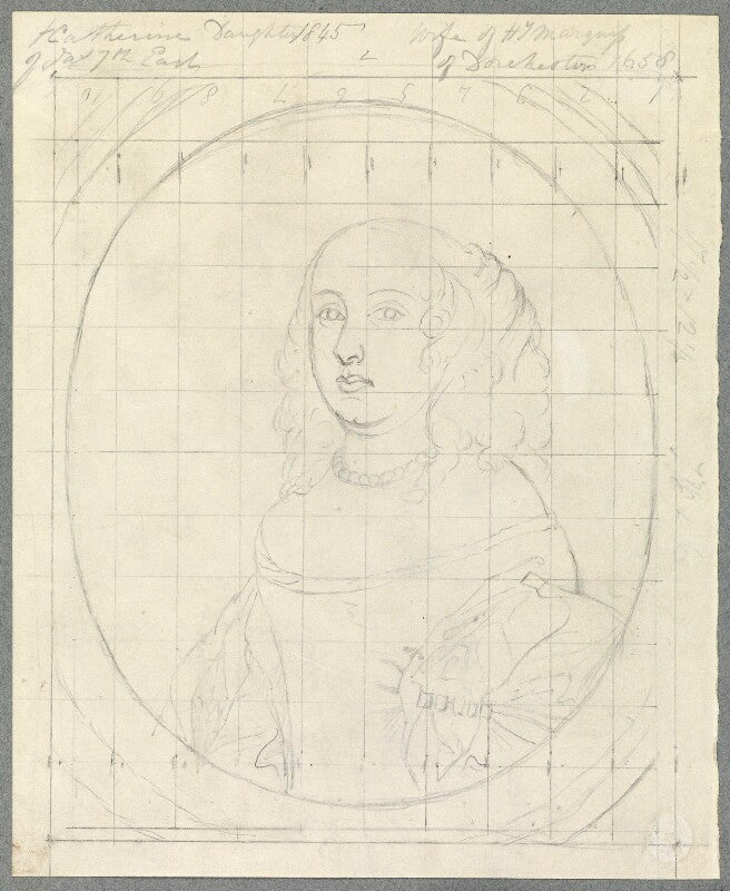Catherine pierrepont (née stanley), marchioness of dorchester npg d23101
