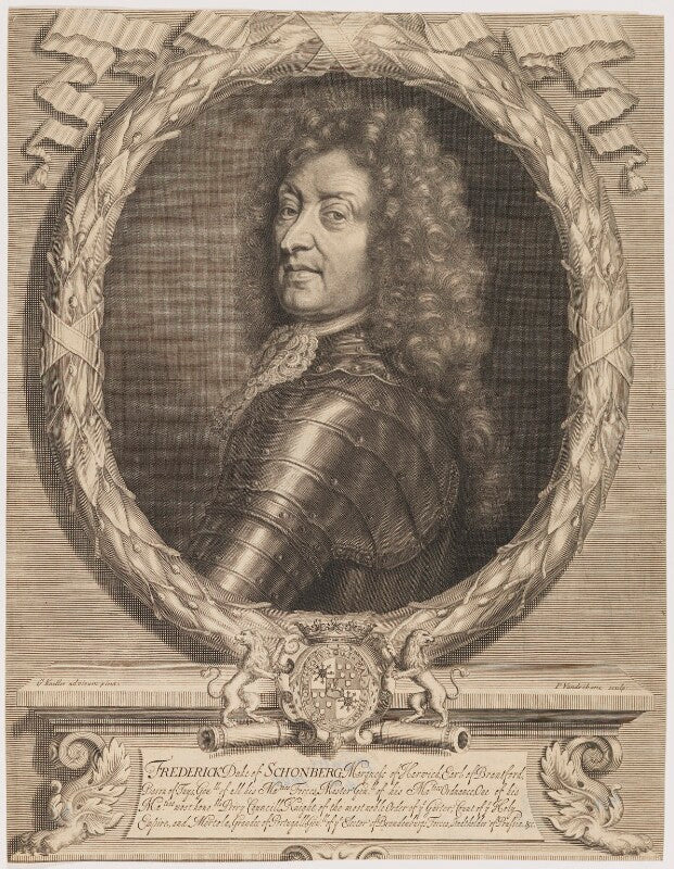 Frederick herman de schomberg, 1st duke of schomberg npg d40582