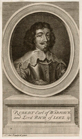 Robert Rich, 2nd Earl of Warwick NPG D26532