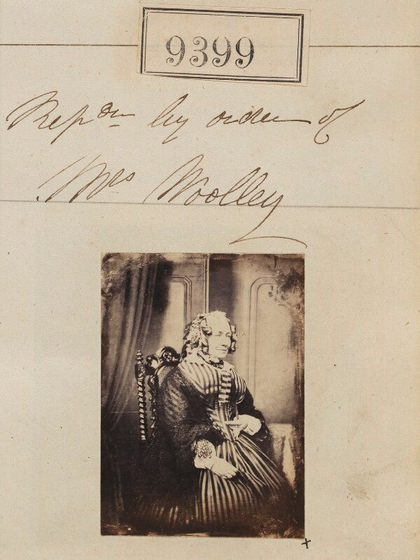 'reproduction by order of mrs woolley' npg ax59205