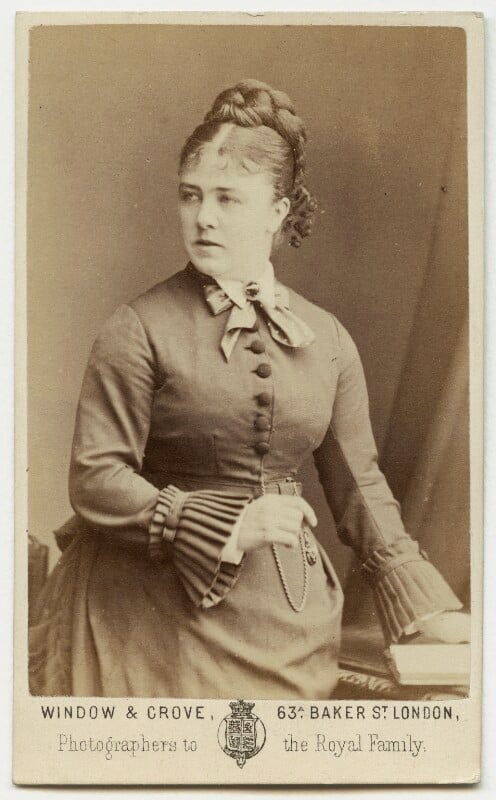 Marie effie (née wilton), lady bancroft npg ax18187