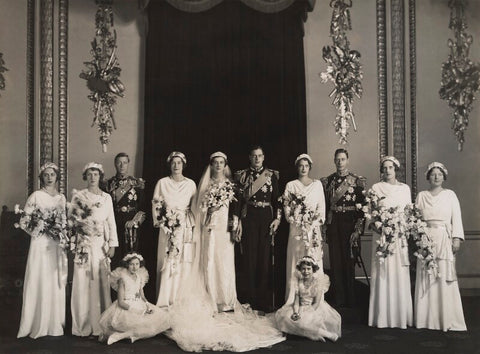 The wedding of Prince George, Duke of Kent and Princess Marina, Duchess of Kent NPG x126333
