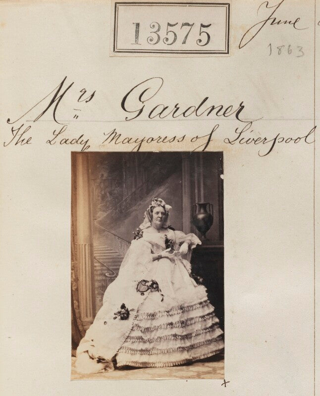 Mrs gardner, the lady mayoress of liverpool npg ax63208