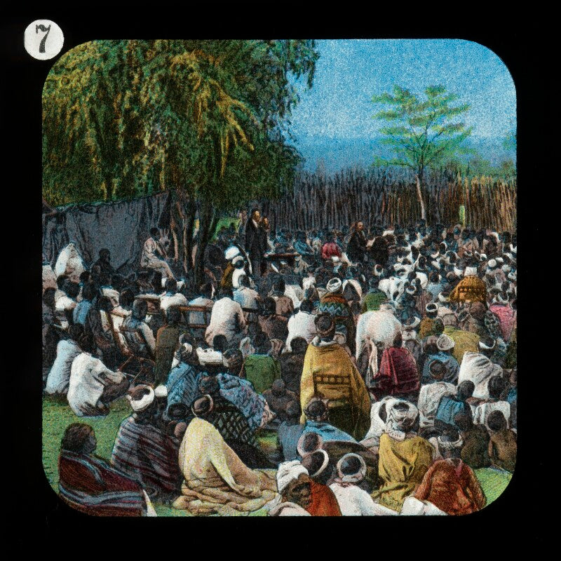 Bechuana congregation (relates to david livingstone) npg d18380