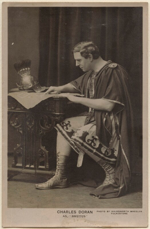 Charles doran as brutus in 'julius caesar' npg x22284