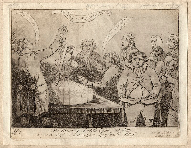 'the regency twelfth cake not cut up' npg d12252