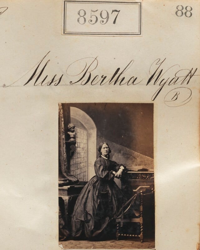 Bertha harriet valpy (née wyatt) ('miss bertha wyatt') npg ax58420