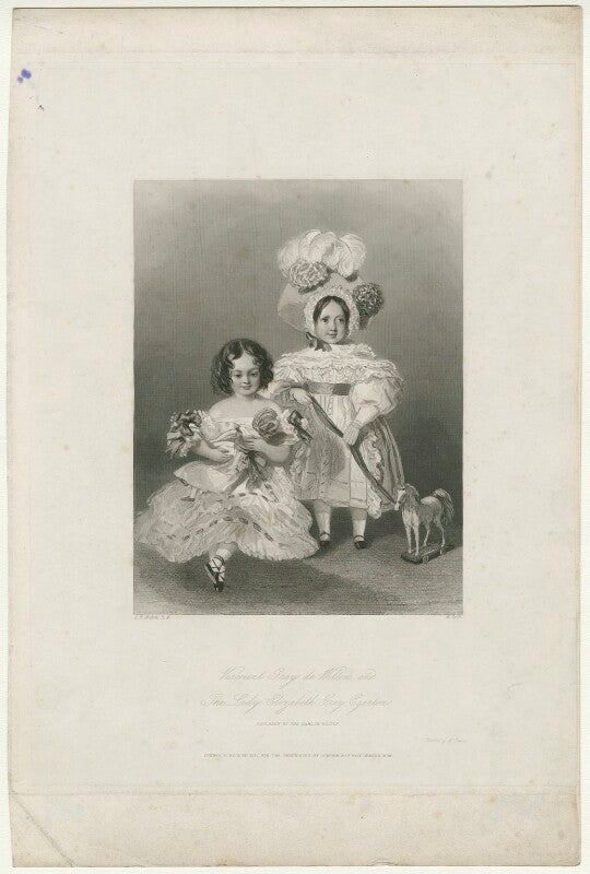 Elizabeth grey (née egerton), baroness de ros; viscount grey de wilton npg d34960