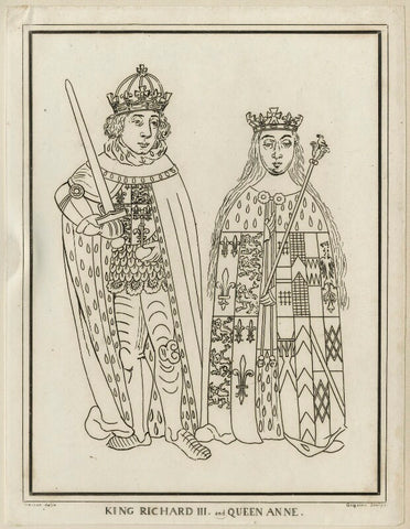 King Richard III and Anne Neville, Queen of England NPG D23817