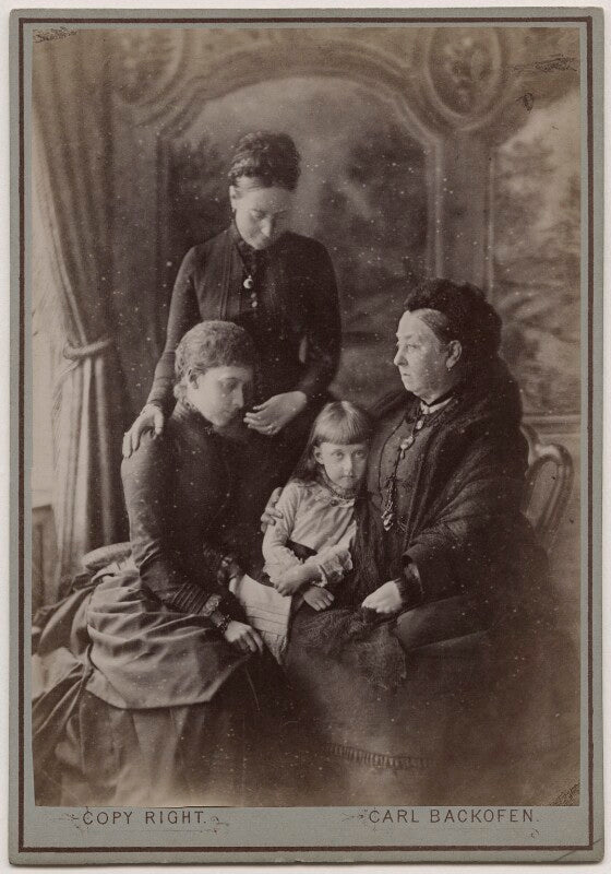 Queen victoria with members of her family npg ax197502