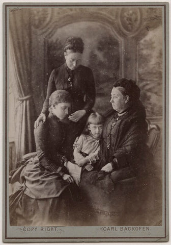 Queen Victoria with members of her family NPG Ax197502