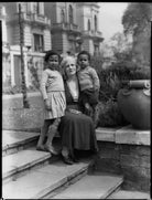 Hannah, Princess Asfa Yilma (Mrs Algernon Holland) with Leah and David NPG x152197