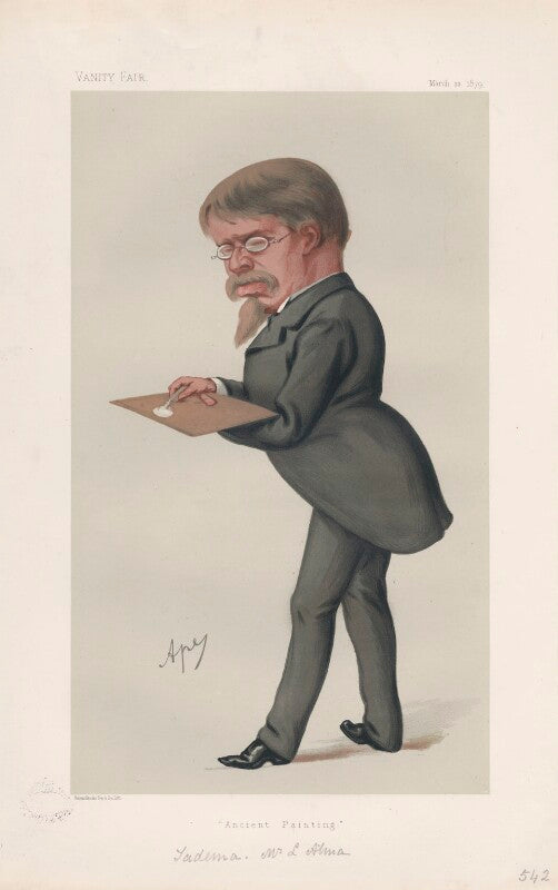 Sir lawrence alma tadema ('men of the day. no. 197.') npg d43895