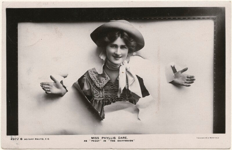 Phyllis dare as' peggy' in 'the dairymaids' npg x201038