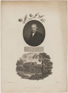 Daniel Rutherford with 'A distant View of Edinburgh' NPG D39950