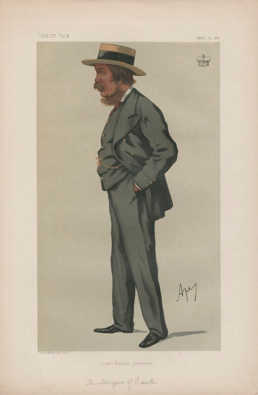 William alleyne cecil, 3rd marquess of exeter ('statesmen. no. 356.') npg d44007