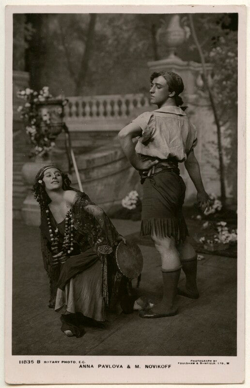 Anna pavlova; laurent novikoff npg ax160386