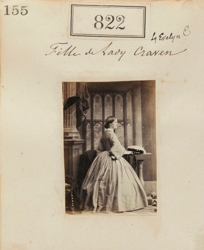 Lady evelyn mary riddell (née craven) npg ax50428