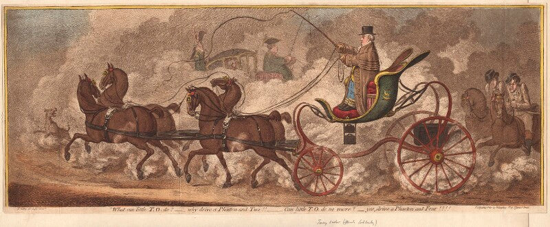 Thomas onslow, 2nd earl of onslow ('what can little t.o. do?   why drive a phaeton and two!!   ') npg d13098