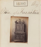 'Piece of furniture' NPG Ax64308