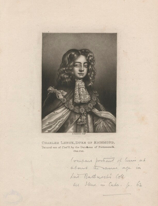 Charles lennox, 1st duke of richmond and lennox npg d4030