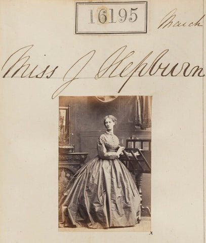 Miss J. Hepburn NPG Ax64114