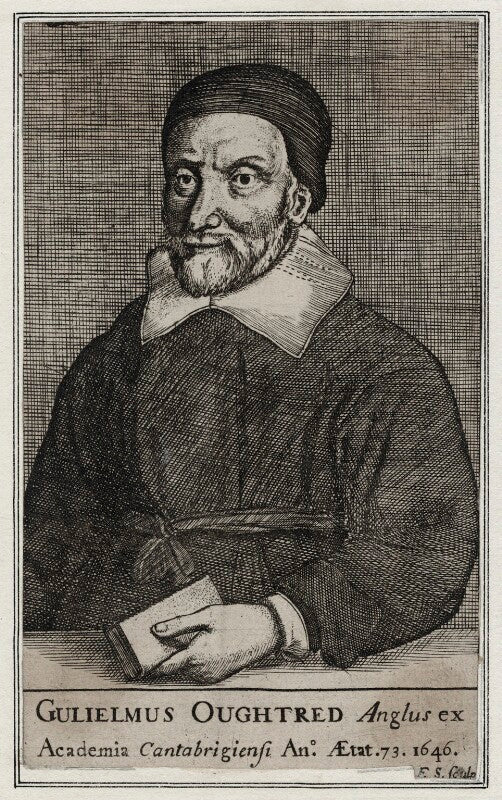 William oughtred npg d26831