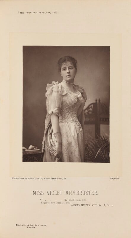 Violet caroline josephine jeanne rosa armbruster (mrs willis) npg ax28826