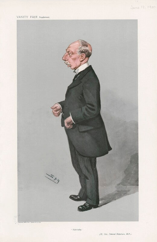 Edmund robertson, 1st baron lochee ('men of the day. no. 1070. "admiralty."') npg d45384