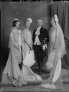 Jane Ann (née Tesseyman), Lady Harrowing and Sir John Henry Harrowing with their daughters Margaret Isobel Harrowing and Emily Alexandra Hepton Budgen (née Harrowing) NPG x69095