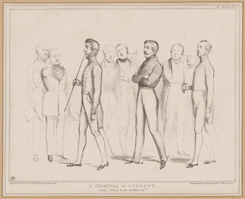 A criminal in custody npg d46361