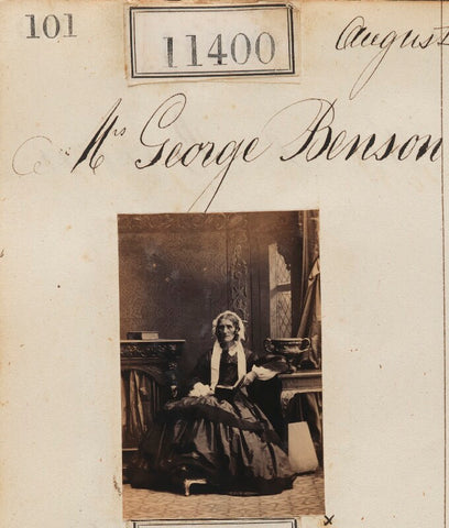 Mrs George Benson NPG Ax61086