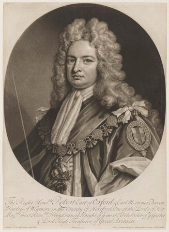 Robert Harley, 1st Earl of Oxford NPG D3793