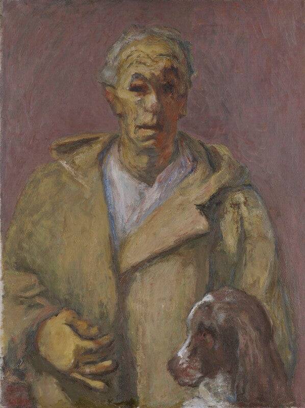 Henryk gotlib, self portrait in a duffle coat npg 7015