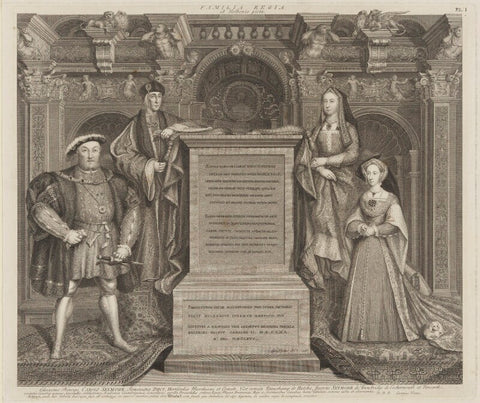 King Henry VIII; King Henry VII; Elizabeth of York; Jane Seymour NPG D42238