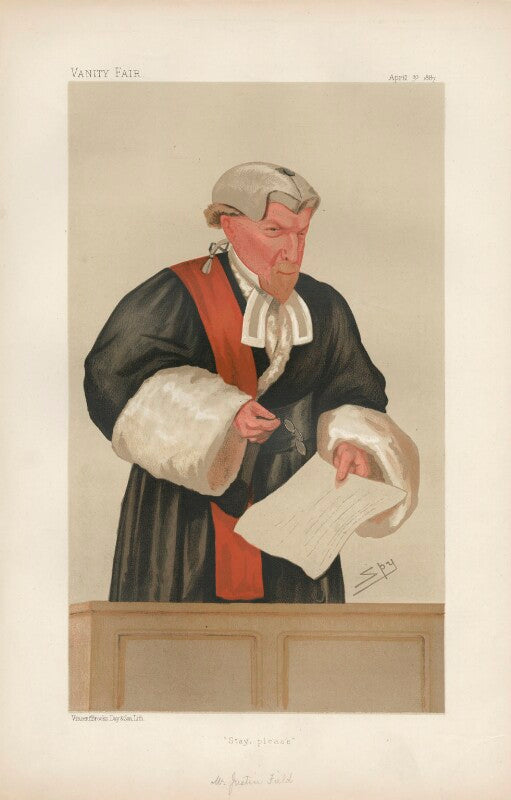 William ventris field, 1st baron field ('judges. no. 18.') npg d44330