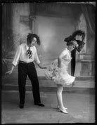 Robert Hale (John Robert Hale-Munro); Ida Crispi as Gaby Deslys in the Revue 'Everybody's Doing it' NPG x102803