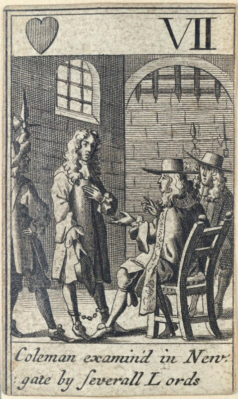 'coleman examin'd in newgate by severall lords' (edward colman (coleman)) npg d23012(g)