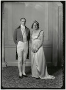 Sir Julien Cahn, 1st Bt; Phyllis Muriel (née Wolfe), Lady Cahn NPG x150520