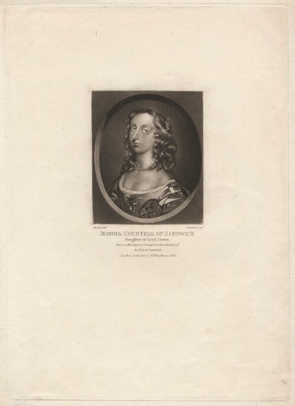 Jemimah montagu (née crew), countess of sandwich npg d4157