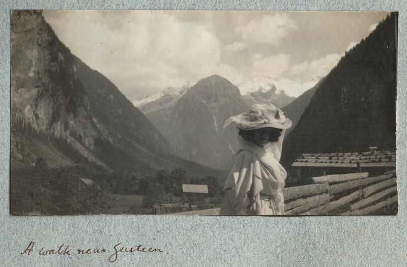 Lady ottoline morrell ('a walk near gastein') npg ax140006